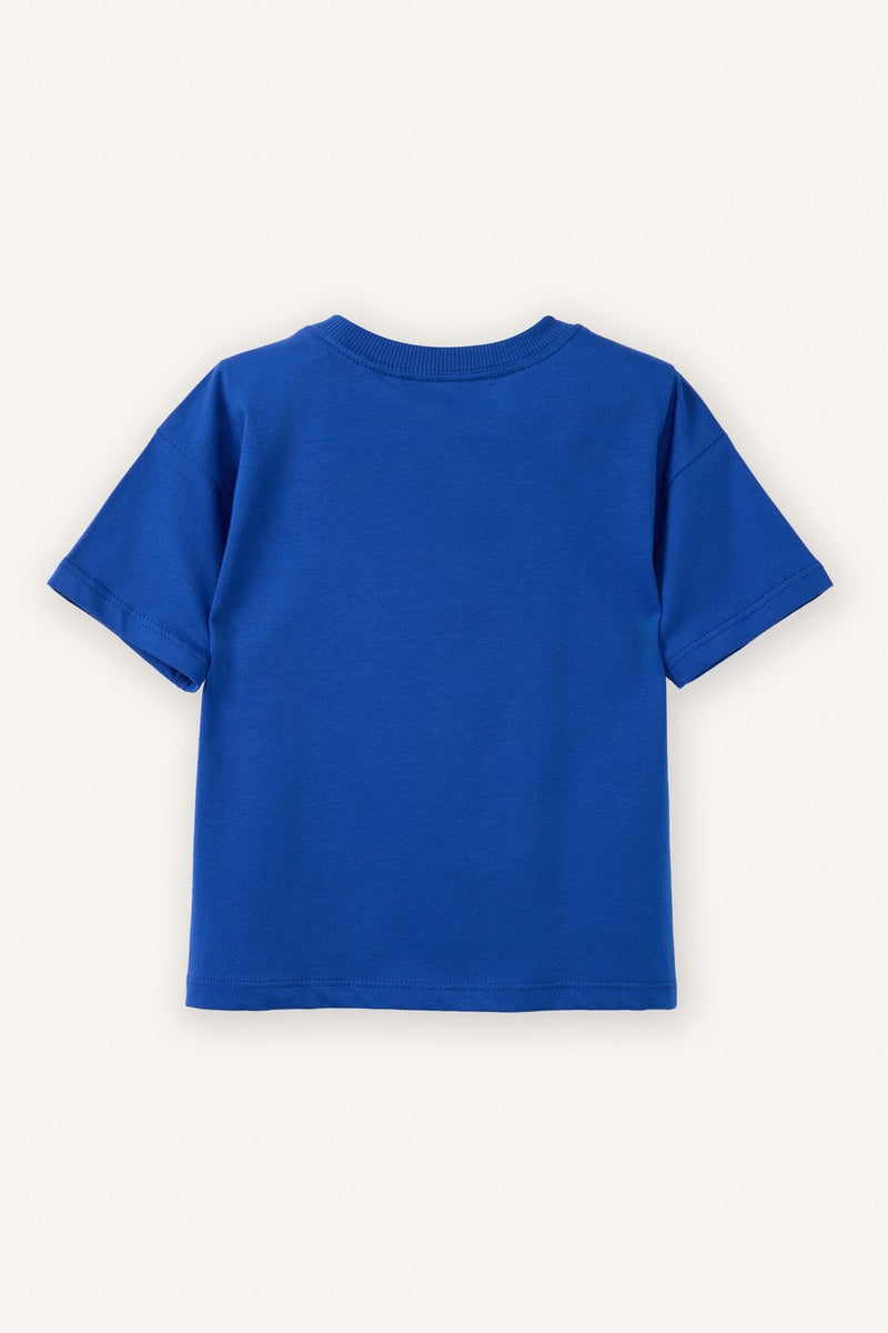 ديفاكتو تيشيرت بيبي اولادي نص كم قصة عادية بياقة مستديرة - Image 3